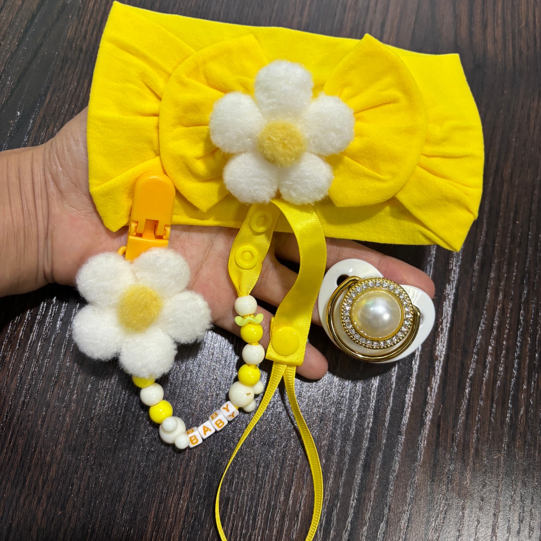 Baby Food Pacifier - Bandeau pour bébé en silicone de