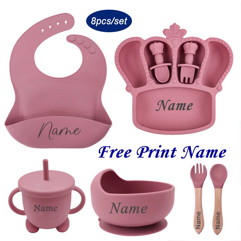 Baby Food Dinner - Assiette d'alimentation en silicone pour bébé
