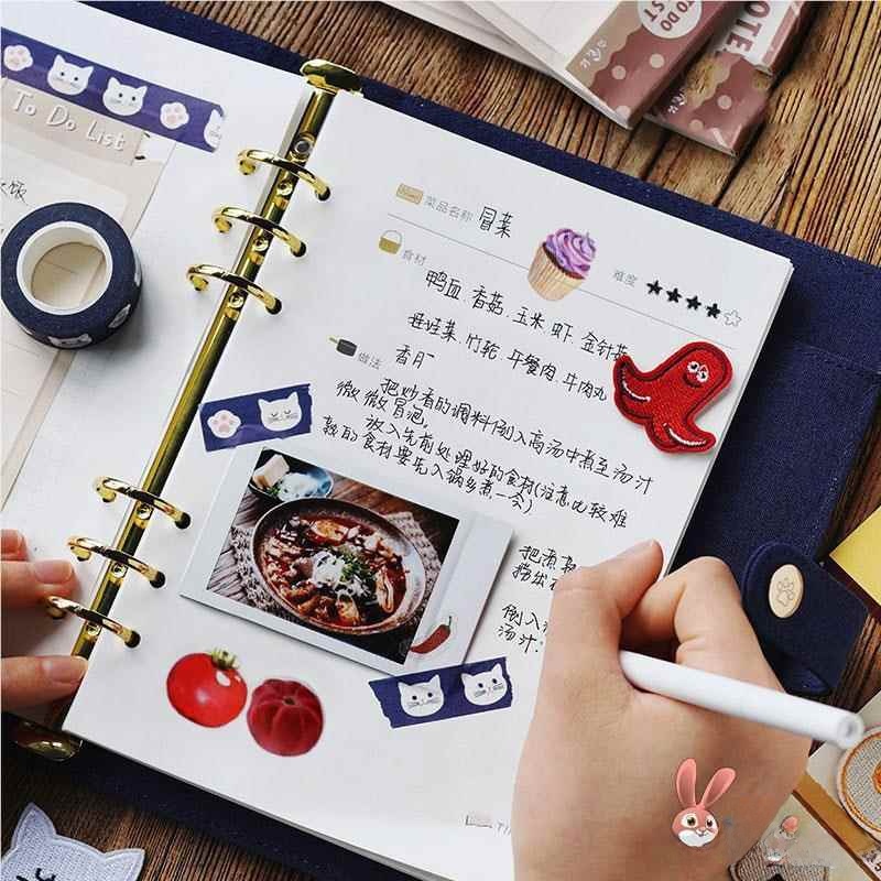 Baby Food Diary - Carnet de recettes créatif fait main,
