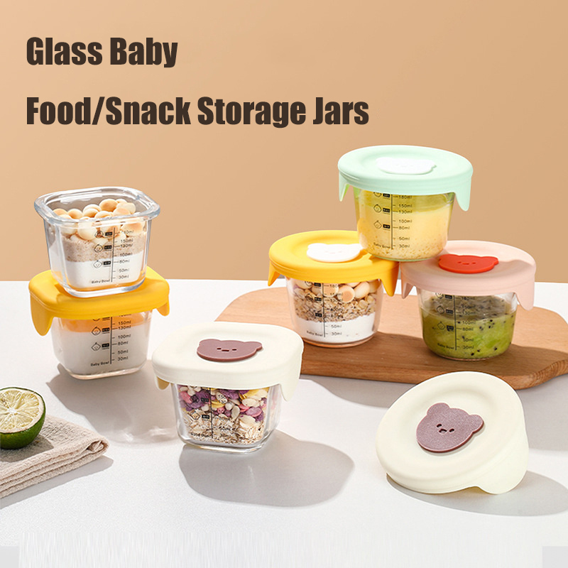 Baby Food Glass Jars - Bocaux de Conservation des citrouille en