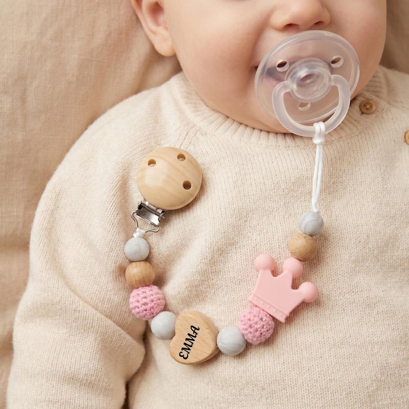 Attache-tétine personnalisée p - Baby Food Name avis et prix