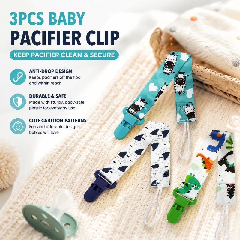 Lot de 3 attaches-tétines pour - Baby Food Pacifier avis et prix