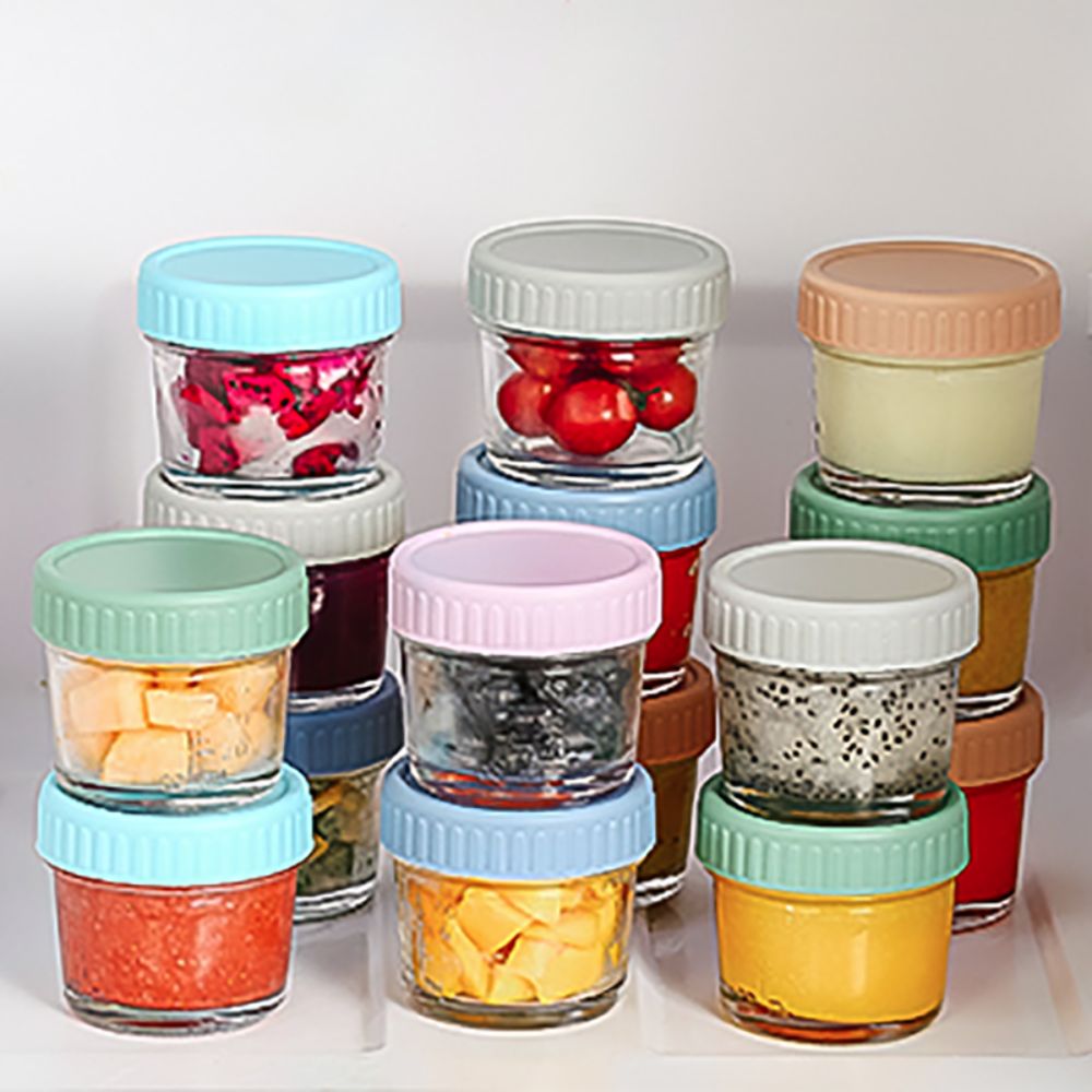 Lot de 6 pots en verre réutili - Baby Food Glass Jars avis et prix