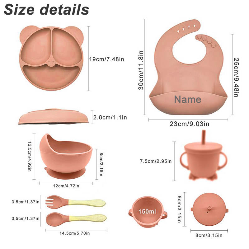 Vaisselle avec nom personnalis - Baby Food Menu avis et prix