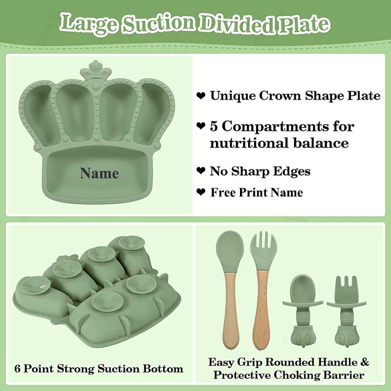 Assiette d'alimentation en sil - Baby Food Dinner avis et prix